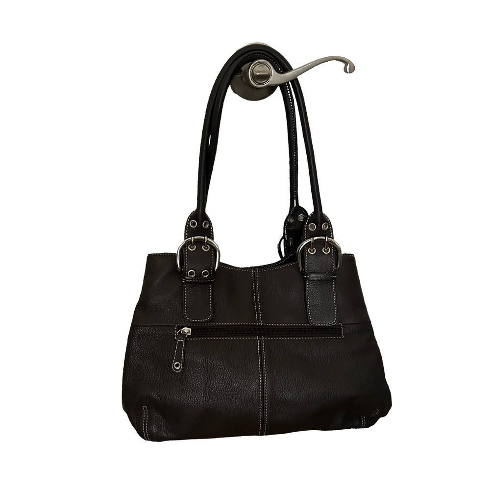 Tignanello Brown Leather Handbag - Picture 2 of 2